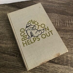 1960 Paddington Helps Out Hardcover Book